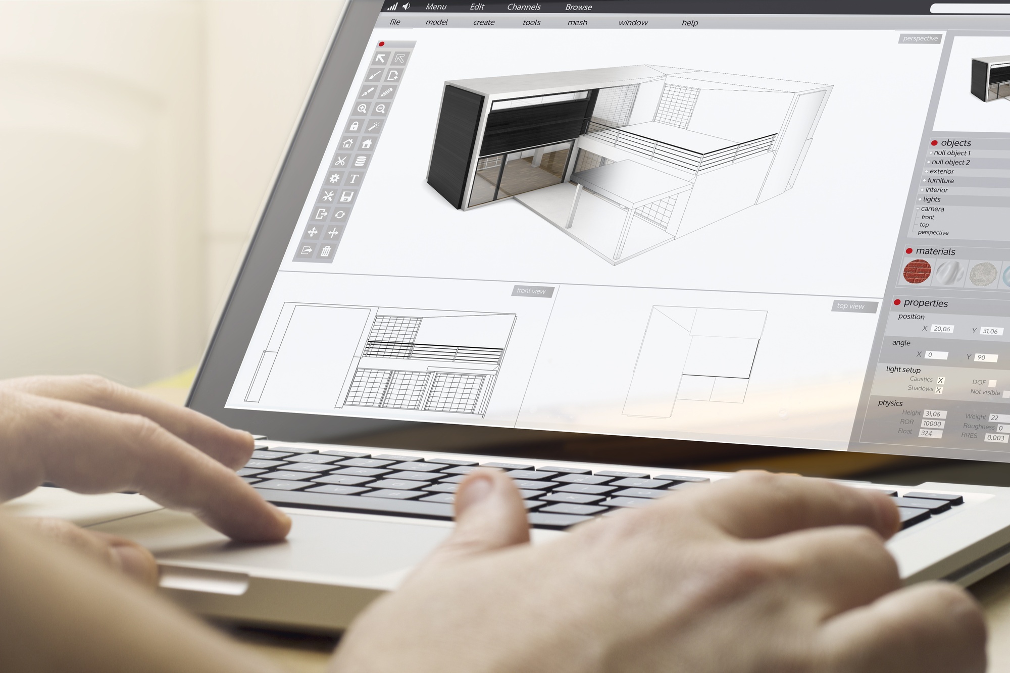 How to present an interior design?